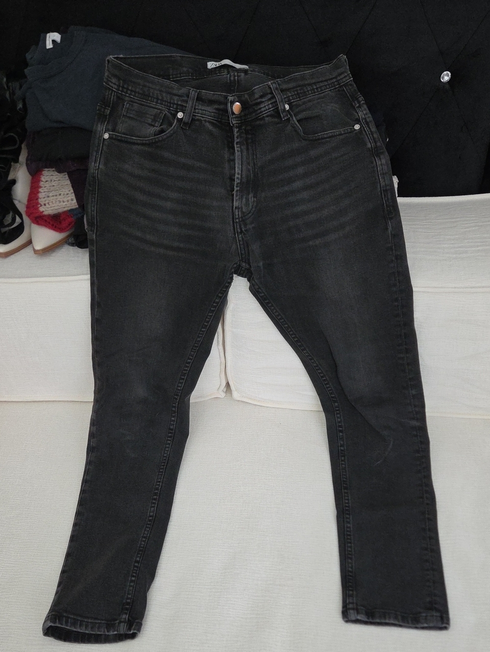Zara Charcoal Slim Fit Jeans